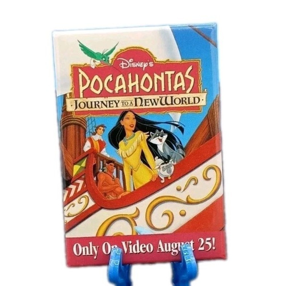 Walt Disney Pocahontas Journey New World Dvd Promo Movie Button Pin Pinback